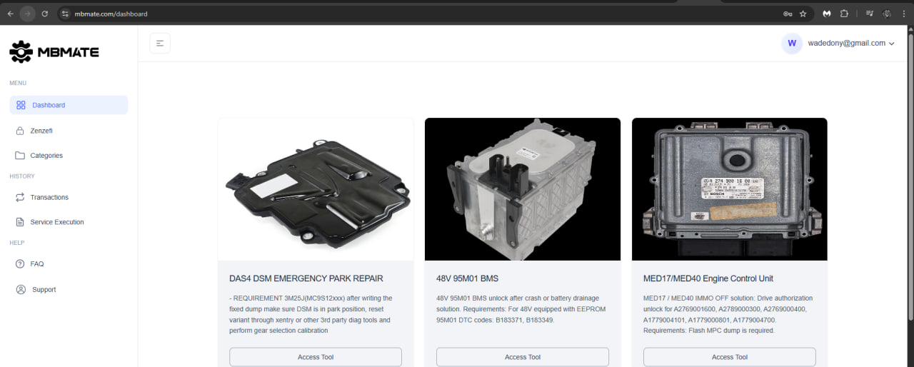 MBMate Dashboard Preview 1